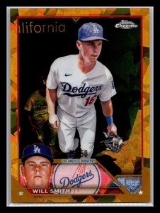 2023 Topps Chrome Sapphire Will Smith #440 Image Variation Gold Refractor SP /50