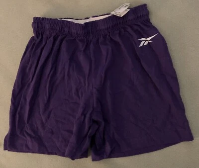 NUEVO CON ETIQUETAS PANTALONES CORTOS REEBOK NIÑOS TALLA MEDIANA 100% ALGODÓN elige ROJO NEGRO MORADO Uniforme Foto 1 de 3