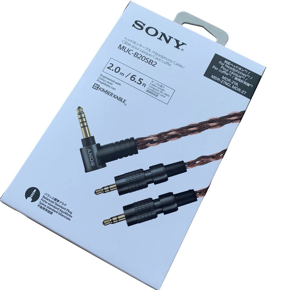 4.4mm standard Balanced Audio cable For Sony MDR-Z1R/Z7/Z7M2 MUC-B20SB2 2.0m