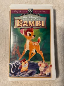 Bambi VHS 55th Anniversary Limited Edition Masterpiece Collection RARE '97 - Picture 1 of 2