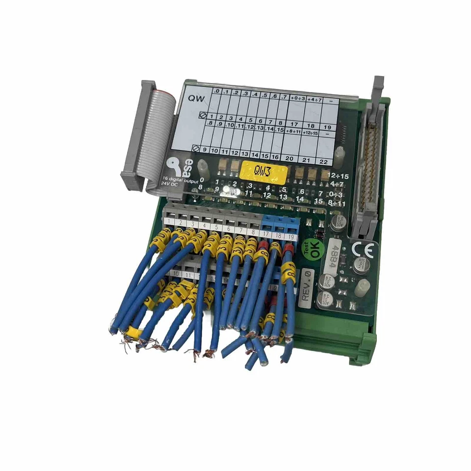 ESA 16 DIGITAL OUTPUT MODULE 24VDC  BRD007.444 Used & Working - Image 1 of 4