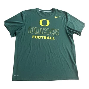 Nike Dri Fit Oregon Ducks T-Shirt Men’s Large Short Sleeve Green Football - Picture 1 of 4