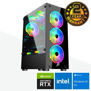 Nitrix Intel Core i7 NVIDIA GeForce GTX 1650 16GB 1TB SSD Gaming Desktop PC - Picture 1 of 1