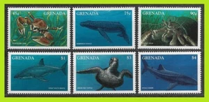 Grenada 1997 Marine Life - Serie completa 6 francobolli - nuovi di zecca - Foto 1 di 2