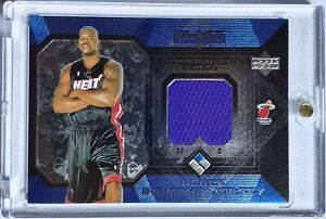 2005 Upper Deck Shaquille O'Neal #PATCH BLACK DIAMOND Game Worn Jersey - Rare