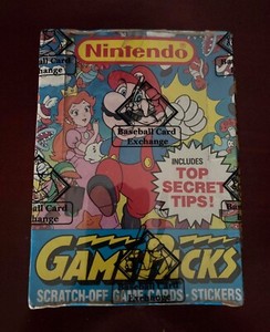1989 NINTENDO TOPPS sealed wax box BCE authenticated