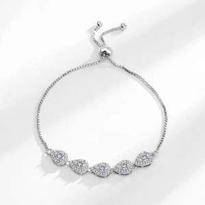 Light Luxury Shining Diamond Zircon Bracelet Exquisite and Versatile - Picture 1 of 1
