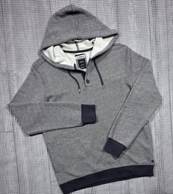 RVCA Para hombres Estilo Henley Sudadera con Capucha Hip Hop Skate Punk Sudadera 3 Botones M Foto 1 de 4