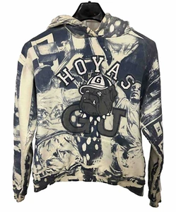 Allen Iverson Men's Vintage Georgetown Hoyas Basketball Hoodie All over print - Picture 1 of 14