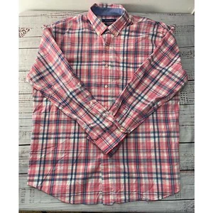 Crown & Ivy Button Up Shirt Mens XL Plaid Classic Fit Long Sleeve Collared  - Picture 1 of 10