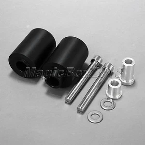 Black Delrin Frame Slider Crash Protector For Honda CBR929RR CBR954RR Motorcycle - Picture 1 of 11