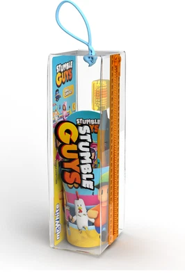 MR WHITE JR KIT IGIENE ORALE STUMBLE GUYS Mr White spazzolino dentifricio 3+