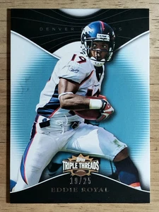 Topps Triple Threads Sapphire #76 2009 Eddie Royal - Imagen 1 de 2
