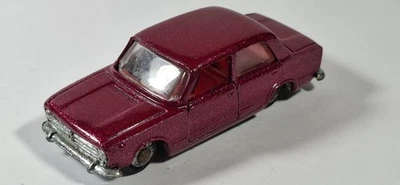 FIAT 124 bordeaux 1/66 Penny riverniciata - Immagine 1 di 3