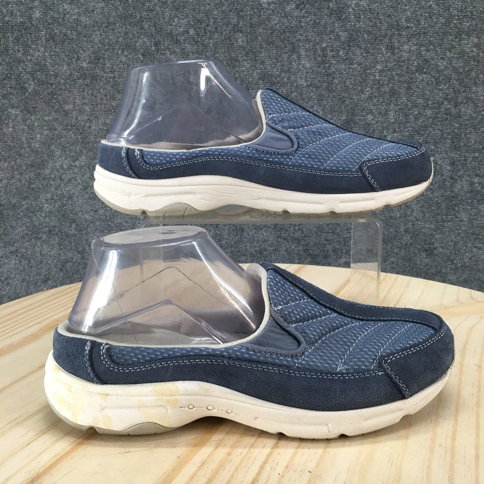 Туфли женские Easy Spirit 9 M Hotrace Mule сабо синие кожаные с закрытым носком комфортные - Изображение 1 из 4