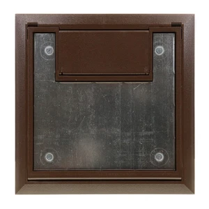 THOMAS & BETTS AFM-4-BRN CAJA DE PISO DE ACCESO, CUBIERTA GES MARRÓN, 150 CU, ACERO - Imagen 1 de 4