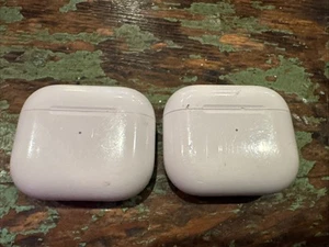 Apple AirPods (3rd Generation) w/Two Charging Cases. LEFT AIRPOD DAMAGED - Picture 1 of 3
