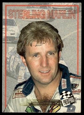 1993 Press Pass Previews STERLING MARLIN HOF NASCAR WINSTON CUP CARD - Image 1 of 4