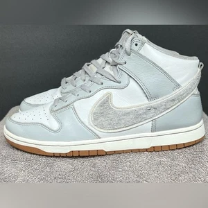 Nike Dunk Hi Retro Zapatos Universitarios Gris Humo Blanco DR8805-003 Para hombres Talla 10 - Imagen 1 de 7