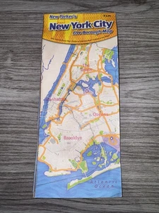 New Yorkers New York City Five Borough Map - Map By Opus Publishing - GOOD - Imagen 1 de 14