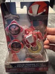 Mighty Morphin Power Rangers Ninja Steel Bandai Star paquete de 2 con almuerzo 43755 - Imagen 1 de 2