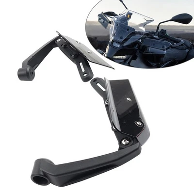 Handguard Shield Hand Guard Bracket Kit Black For Yamaha MT-09 MT09 SP 2024 2025 - Image 1 of 4