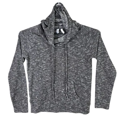 Mujer Z By Zella Gris Tejido Pullover Sudadera con Capucha Mezcla Poliéster Elastizado M Foto 1 de 4