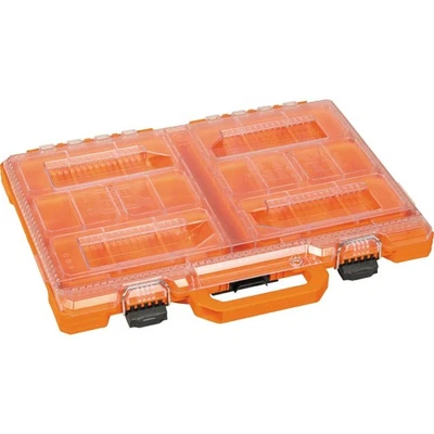 Klein Tools Modbox Short Component Toolbox With 8 Removable Bins And Clear Lid - Image 1 of 4