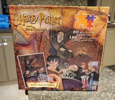 Harry Potter y la Piedra Hechicera 260 Piezas Rompecabezas Familiar Misterio SNAPE NUEVO Foto 1 de 4