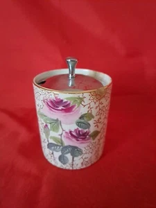 Vintage Midwinter Retro 50’s sugar bowl & lid, Rose With Chintz Background FC - Picture 1 of 11