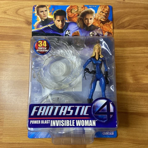 Fantastic 4 Power Blast Invisible Woman Action Figure Cover