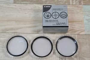 Canon genuine 58mm filter set Cross screen close-up soft filter fm Japan EXC++++ - Picture 1 of 4
