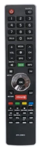 New Remote Control ER-33903 ER-33903HS fits for Hisense LCD TV 55K600XWSEU3D LTD - Picture 1 of 4
