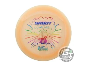 NEW Hyzerbomb [GURTHIE] Lunar Glow Recon Sabot 177g Peach Rainbow Driver Disc - Picture 1 of 1