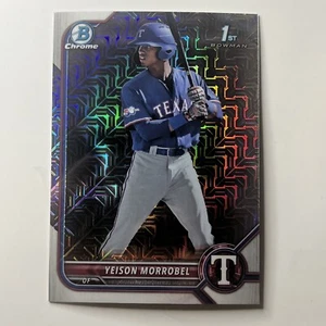 2022 Bowman Chrome Yeison Morrobel Mojo Refractor #BCP-200 - Picture 1 of 2
