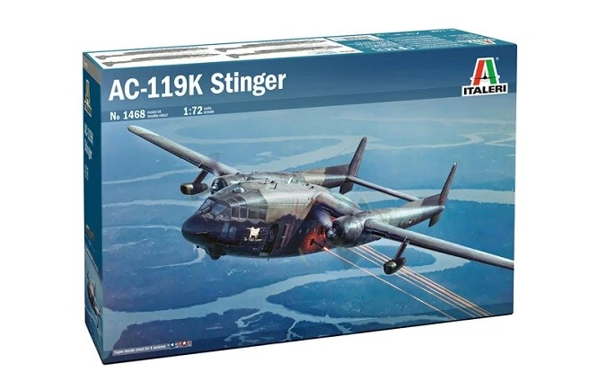 Italeri 1468 - 1:72 AC-119K Stinger Gunship - Nuovo - Immagine 1 di 1