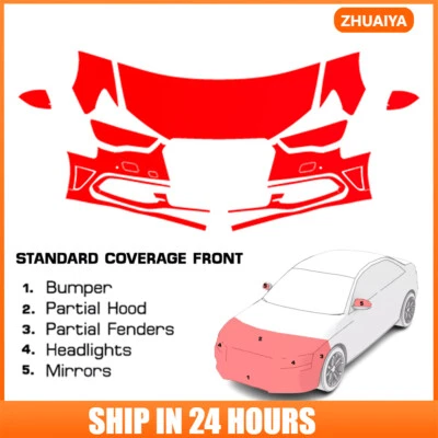 8.5Mil PreCut Paint Protection Film Clear Bra PPF Kit For Audi A3 e-tron 2016 - Image 1 of 4