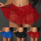 Fashion Women's Skirt Skirt High Waist See-Through Sexy Lingerie Skirt