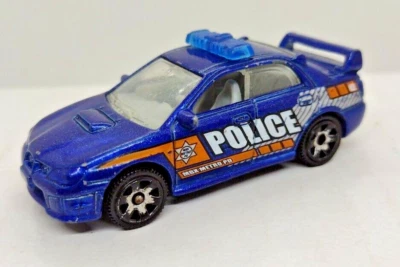 2007 07 Subaru Impreza WRX Police Collectible 1/64 Scale Diecast Matchbox 2008 - Image 1 of 4