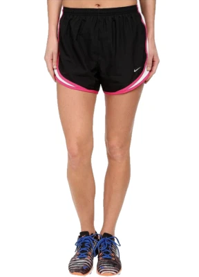 NEW NIKE [M] Women 3" TEMPO DRI-FIT Yoga/Gym/Track Shorts-Black/Pink 624278-038 - Image 1 of 3