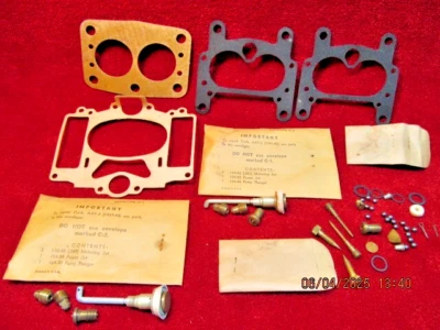 1937-1942 CHRYSLER C15-C36 STROMBERG AAV KIT DE CARBURADOR BOMBA DE CUERO, CHORROS, TORNILLOS Foto 1 de 4
