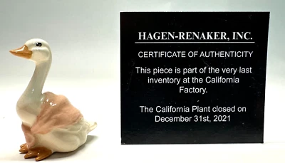 Hagen Renaker #19 Madre Ganso Sin Acabar Rosa Último Stock HR Foto 1 de 4