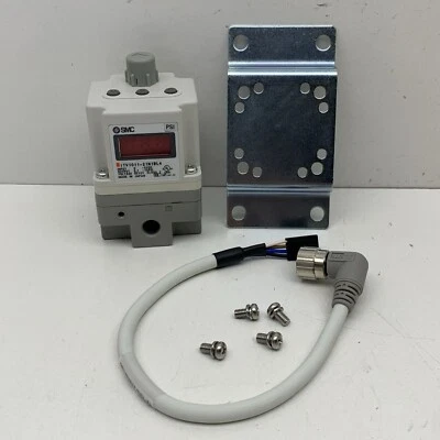 SMC ITV1011-21N1BL4 Regulator NPN 14.5PSI, 12-15VDC Power, 0-5V Control, 1/8 NPT - Image 1 of 4