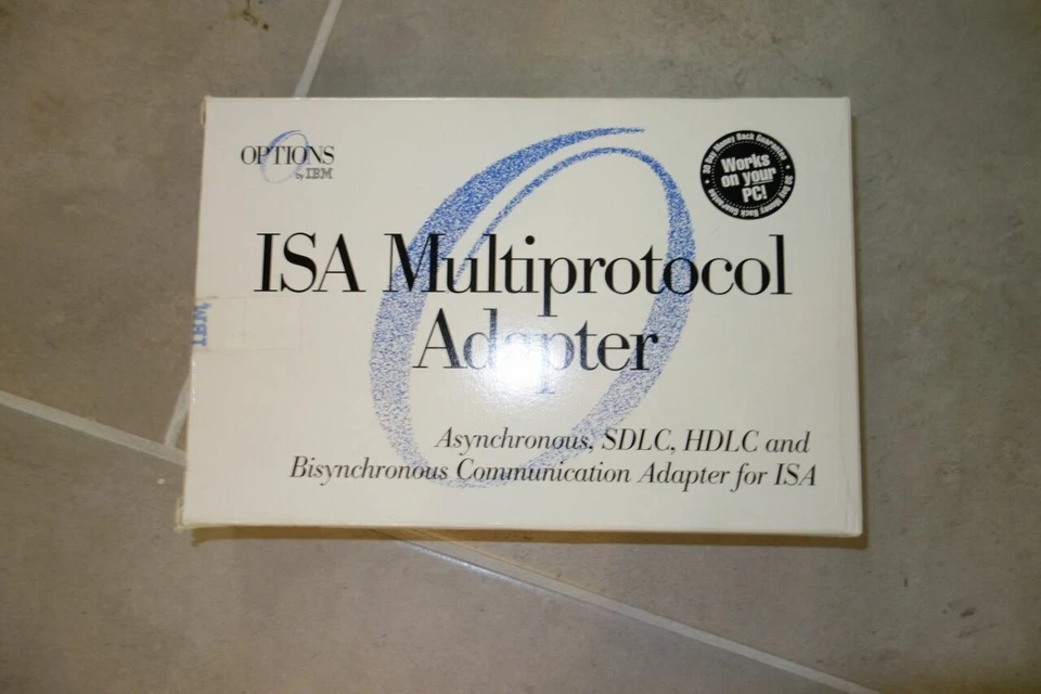 IBM Multiprotocol ISA Adapter 73G7099 SDLC, HDLC, Bisynchronous Communication  - Image 1 of 4