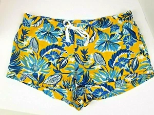 J. Crew Women's Yellow Floral Shorts Size M - Picture 1 of 4