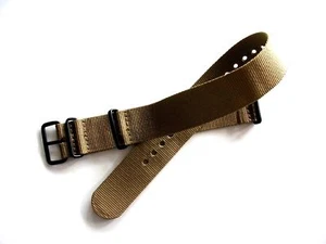 NATO G10 Prem Ballistic PVD MoD RAF Military watch band strap Bonded IW SUISSE - Picture 1 of 29