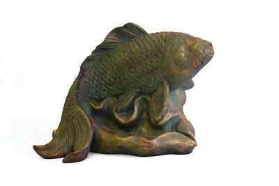 Pondmaster 03770 Spouting Fish Resin Statue Fountain Spitter Garden & Pond Decor - Image 1 of 3