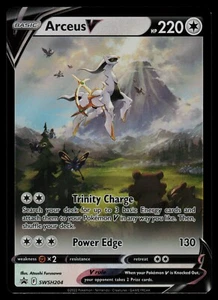 Arceus V - SWSH204 - Pokemon Card Black Star Promo Ultra Rare - NM - Picture 1 of 2