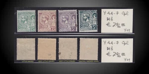 1920-21 MONACO PRICE ALBERT I COMPLETE H , LITTLE HINGED Y.44-47 MI.44-45 49-50 - Picture 1 of 1