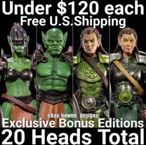 Mythic Legions Tactics War of the Aetherblade ELF ORC Constructor de Lujo Conjunto Completo de 4 - Imagen 1 de 24
